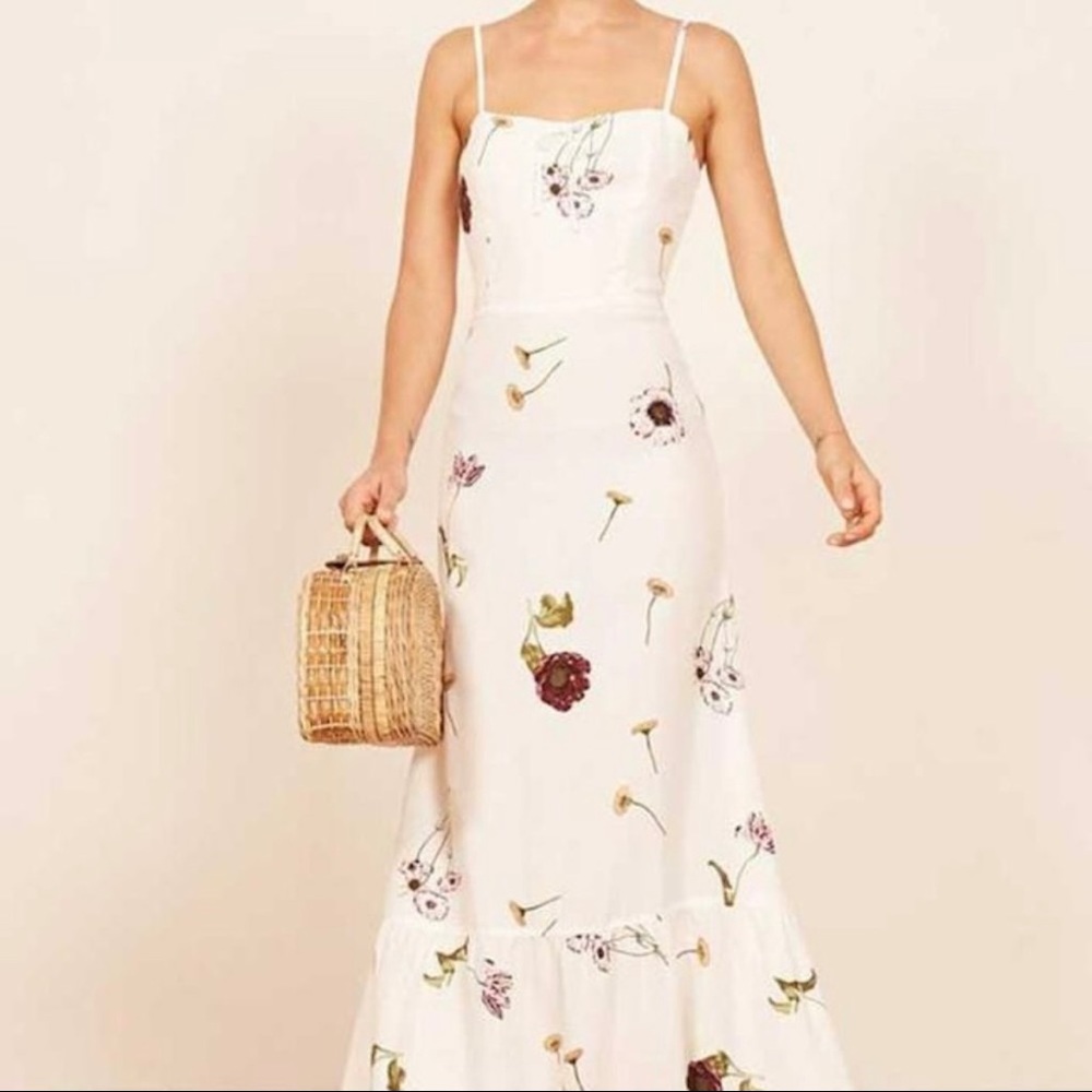 Reformation Prairie Maxi Floral Dress
